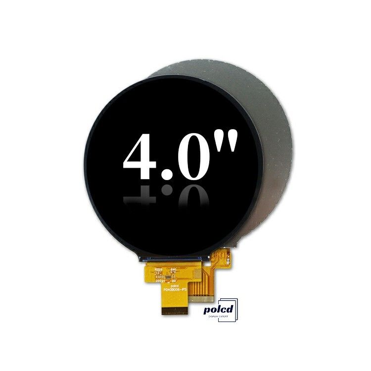 Polcd 4 pulgadas Ronda Circular TFT Display 720x720 Interfaz MIPI 30 pines ST7703 Modulo de pantalla LCD TFT