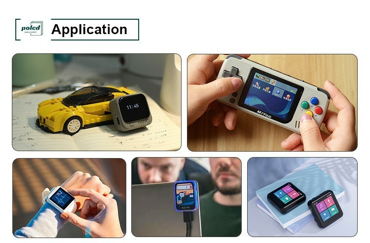 Polcd Pantalla táctil capacitiva multi TFT de 1,69 pulgadas 4 Línea SPI 240x280 IPS Lcd