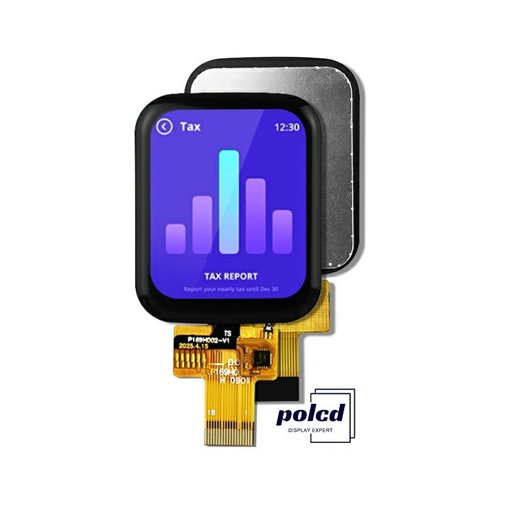 Polcd 1,69 pulgadas pantalla táctil pantalla LCD 240x280 interfaz SPI módulo TFT pequeño