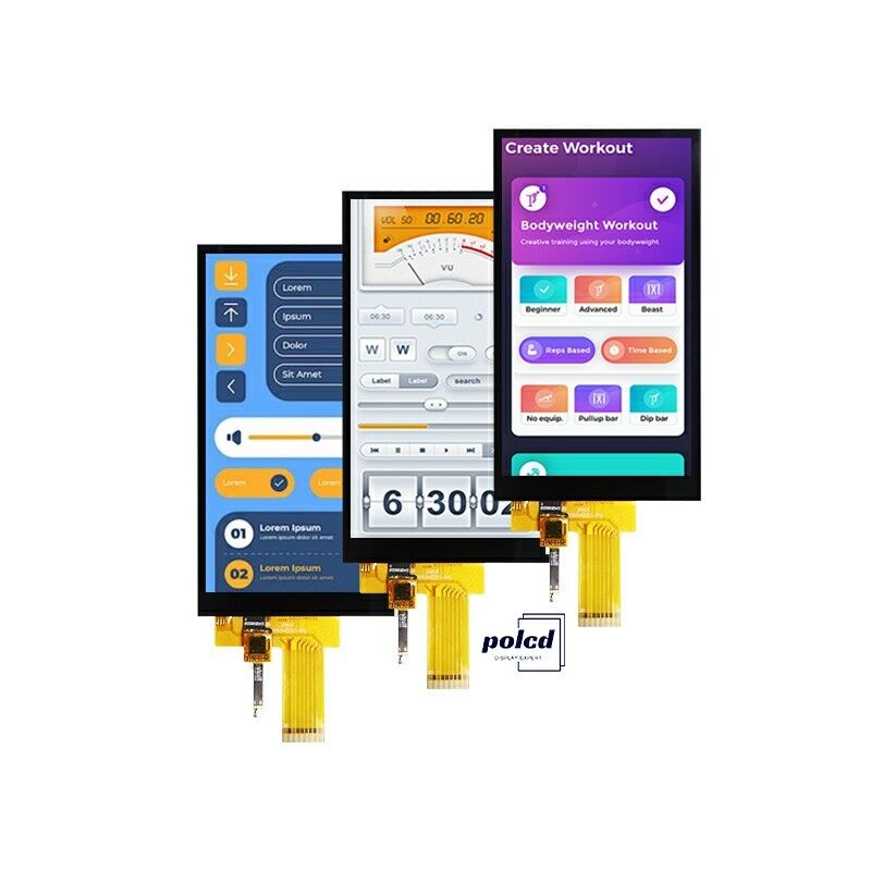 Polcd 5.5 pulgadas IPS TFT LCD 720x1280 Ángulo de visión completo con interfaz MIPI Módulo de visualización LCD