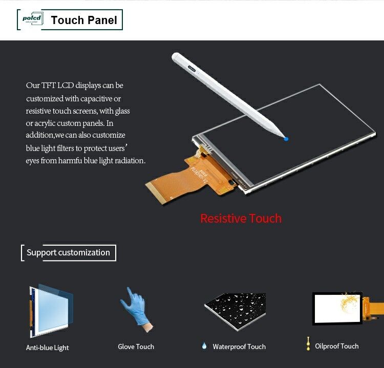 Polcd 3.95 pulgadas 4 