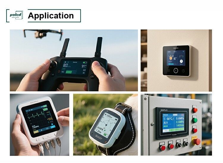 Polcd 2,31 pulgadas 320x240 Tft Display RGB Pantalla TFT de alto brillo de 18 bits