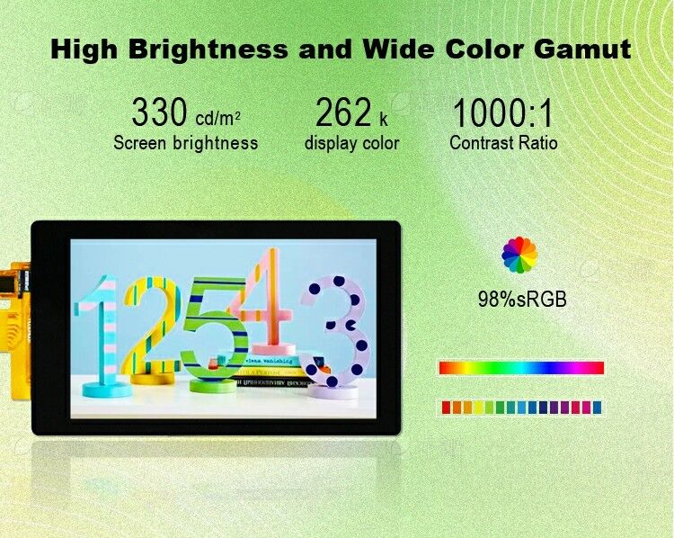 Polcd 5 pulgadas TFT LCD Modulo 720 * 1280 IPS Ángulo de visión Panel táctil capacitivo pantalla LCD