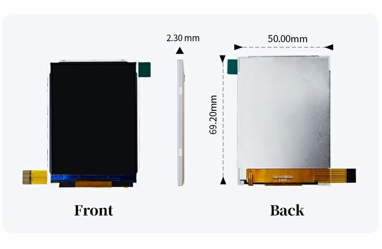 Polcd 2.8 pulgadas módulo LCD 240x320 ST7789V SPI Interfaz 14 pin 2.8 TFT pantalla LCD