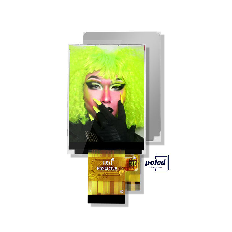 Pantalla táctil de suministro de energía LCM Polcd 3.3V, módulo LCD de 2.4 pulgadas