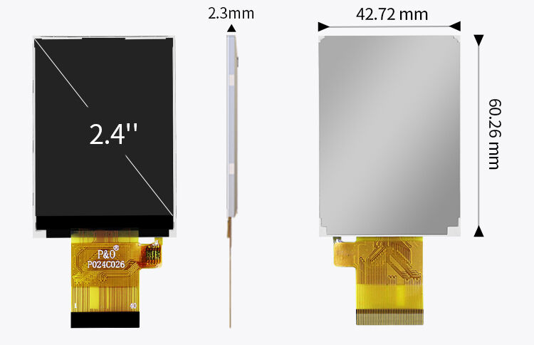 Polcd ST7789V 2.4 pulgadas Tft Display 12 0'CLOCK 240x320 Tft pantalla de panel de LCD