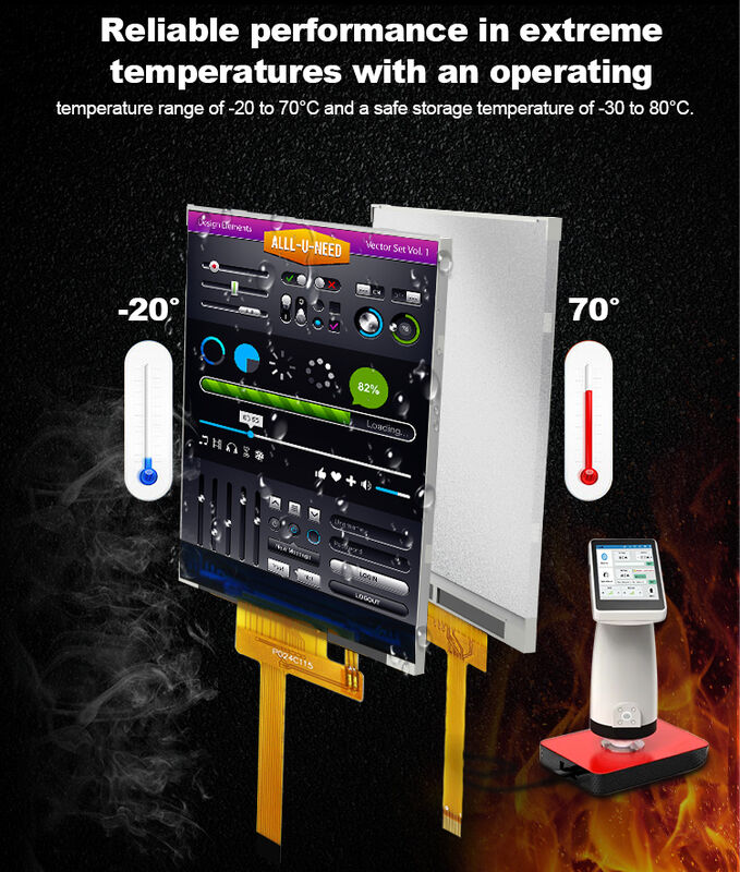 Polcd 260 Nit HD TFT Display 240X320 4 Interfaz SPI de cable LCD de 2,4 pulgadas Tft