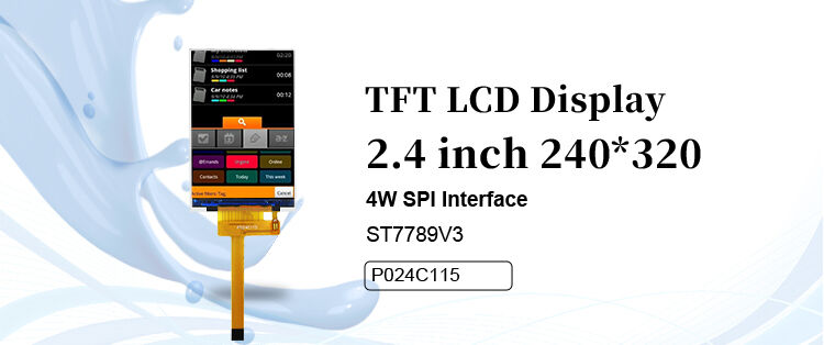 Pantalla LCD TFT Polcd RoHS de 2.4 pulgadas, módulo LCD TFT ST7789V3, SPI de 4 hilos, pantalla TFT 240x320