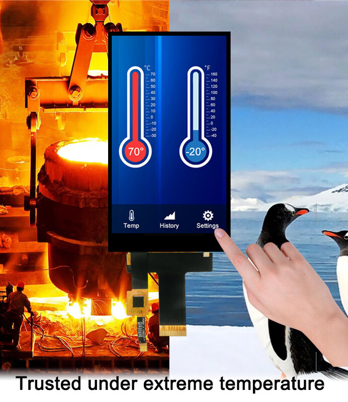 Pocld 5 pulgadas pantalla LCM 720 * 1280 resolución Panel táctil capacitivo interfaz MIPI 30pin TFT pantalla LCD