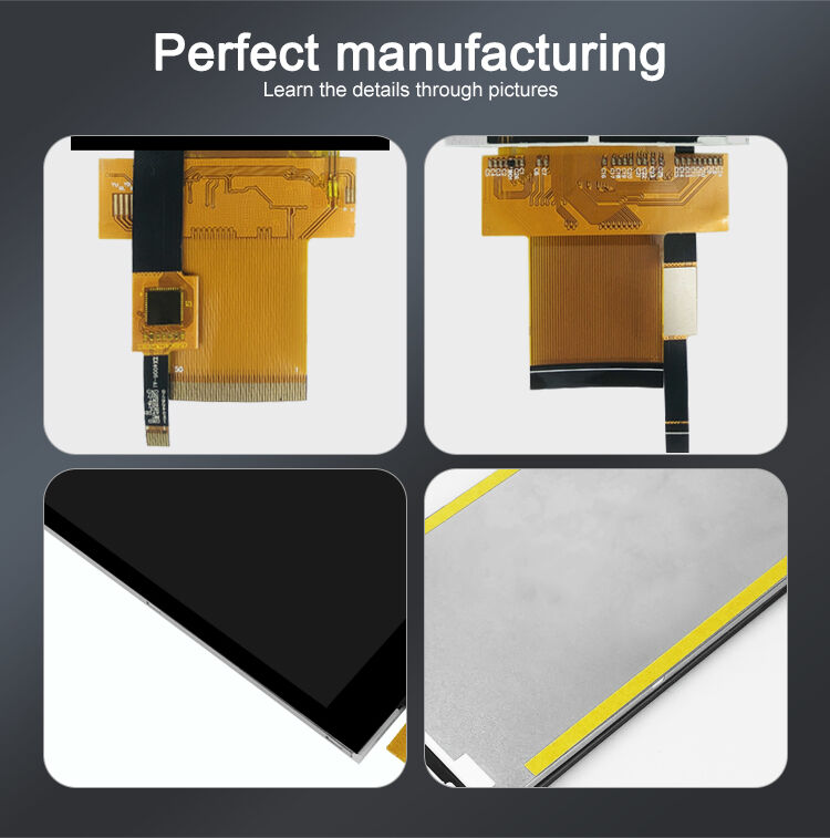 Polcd 3.97 pulgadas 480 * 800 Resolución 50pin Interfaz MCU de alto brillo Módulo de pantalla LCD TFT táctil