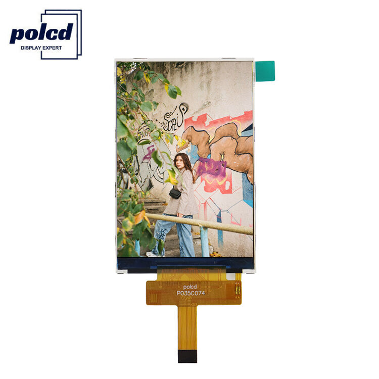 Módulo de pantalla LCD TFT de alto brillo Polcd de 3,5 pulgadas, interfaz SPI, resolución colorida 320x480 LCD