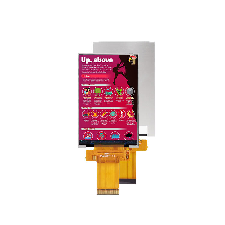 Polcd Modulo LCD de 3,5 pulgadas 320X480 píxeles IPS Pantalla ILI9488 SPI Interfaz MCU TFT Display