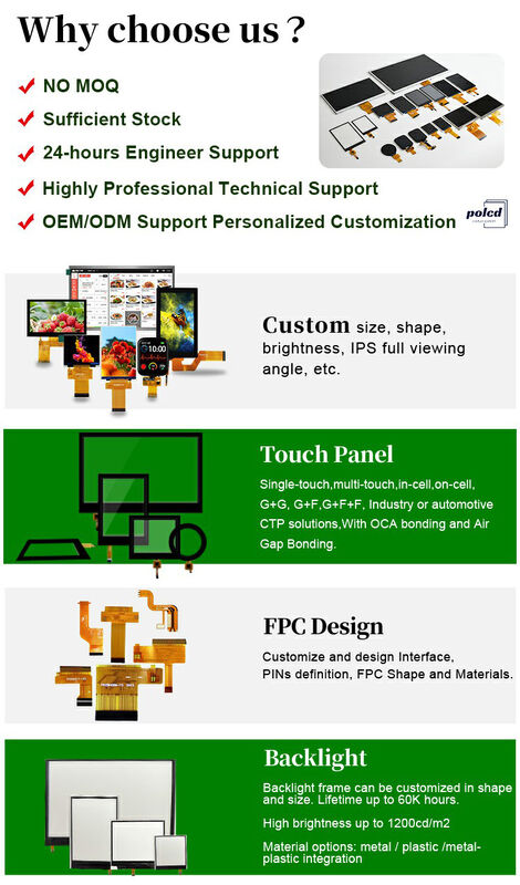 Módulos de pantalla LCD SPI de cristal líquido de 2.4 pulgadas 240x320 QVGA ST7789V2 de venta al por mayor Polcd