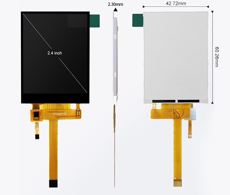 Módulo LCD táctil pequeño Polcd de 2.4