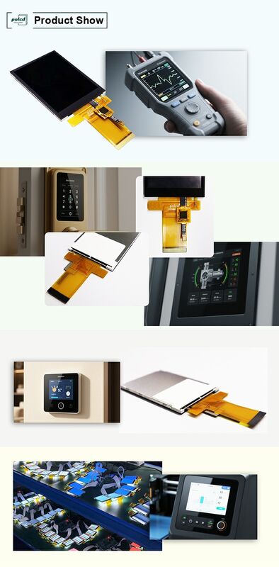 Polcd Industrial personalizado Panel de pantalla RGB de 2,8 pulgadas Módulos LCD TFT capacitivos impermeables con pantalla táctil