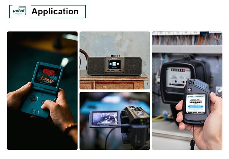 Polcd Temperatura amplia 2.8 pulgadas módulos de LCD 240 * 320 300nit SPI 2.8 IPS Ángulo de visión Tft pantalla de LCD