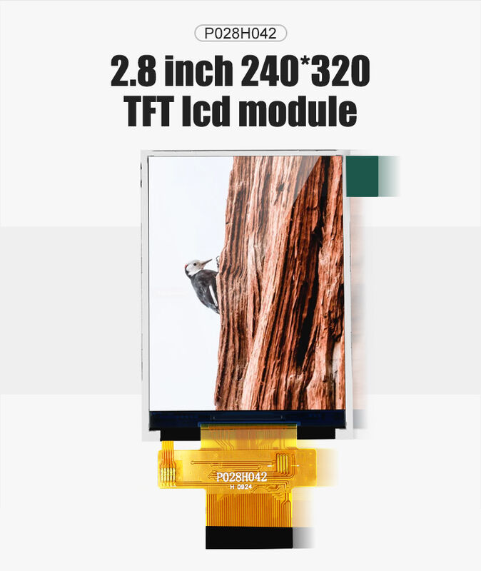 Polcd Panel de pantalla LCD de 2,8 pulgadas 240*320 MCU interfaz SPI ILI9341V pantalla del módulo TFT LCD