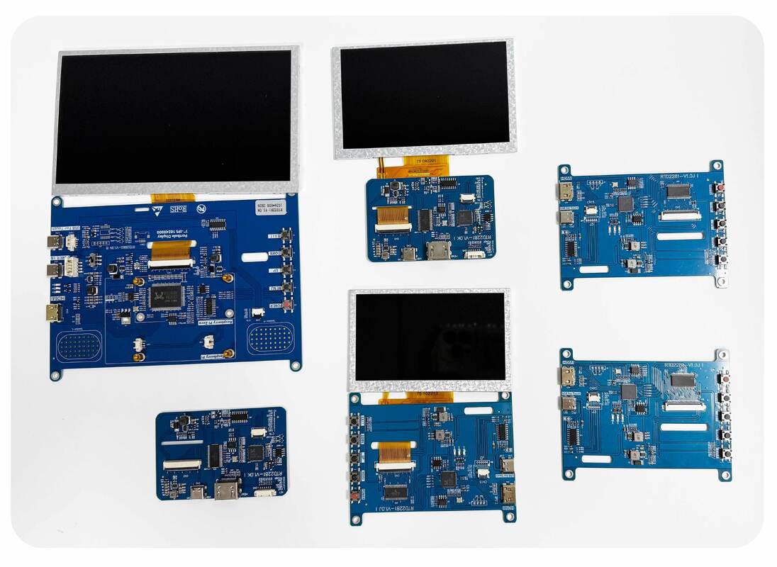 Polcd Placa de unidad LCD RTD2281 de alto brillo, 7 pulgadas, 1024x600, RGB, con altavoz de audio para pantalla industrial para exteriores