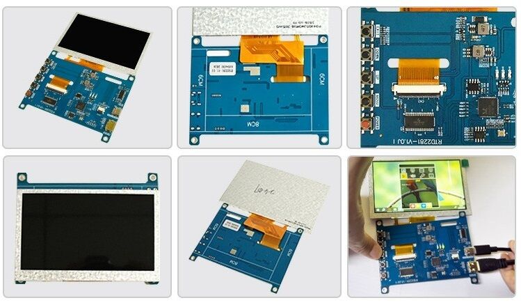 Polcd 4.3 Placa de controlador LCD universal de 5 pulgadas HD-MI Placa de controlador USB RTD2281 para módulo de pantalla TFT LCD