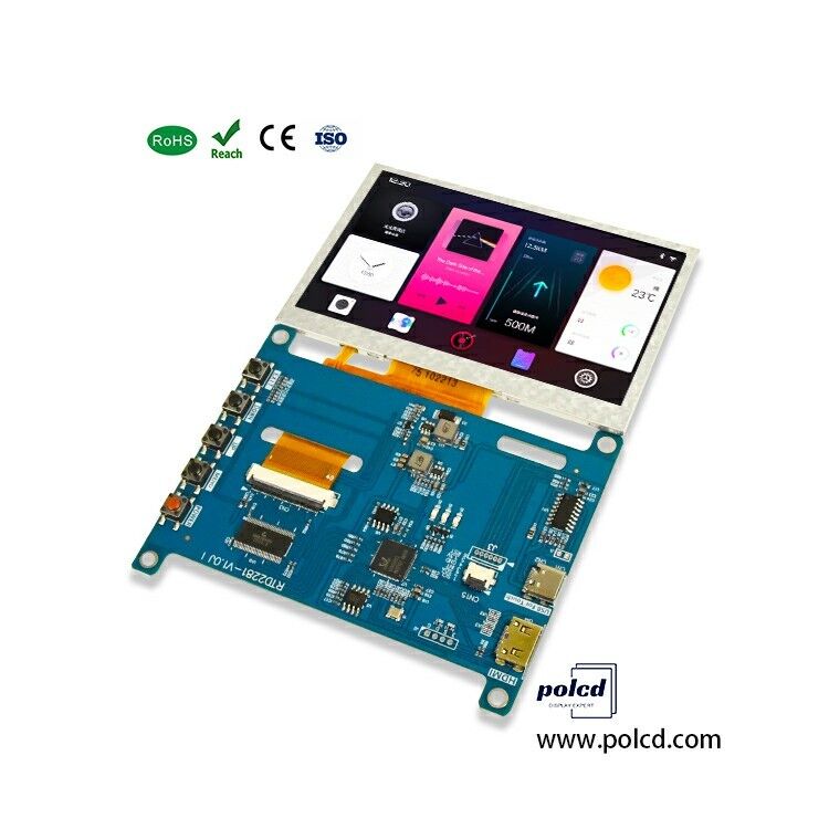 Polcd RTD2281 Pantalla de pantalla de Raspberry Pi multifunción Panel de controlador LCD universal de 4.3 pulgadas 5 pulgadas Panel de controlador USB H-DMI