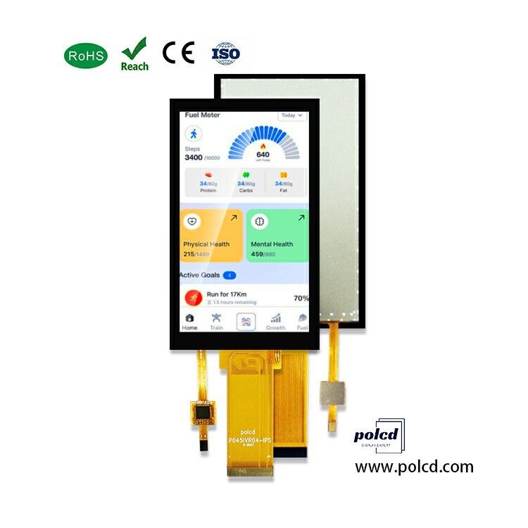 Pantalla LCD TFT de 4.5 pulgadas IPS LCD 480x854 con interfaz RGB ST7701S y panel táctil capacitivo