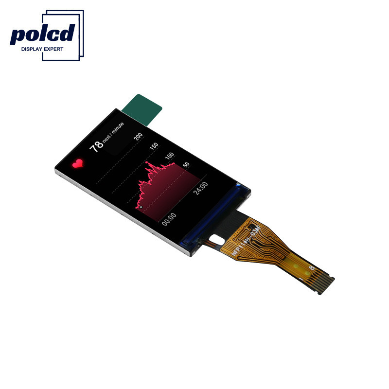 Resolución Polcd 135X240 Ips St7789v 1,14 pulgadas 262K pequeña pantalla Lcd 8 Pin