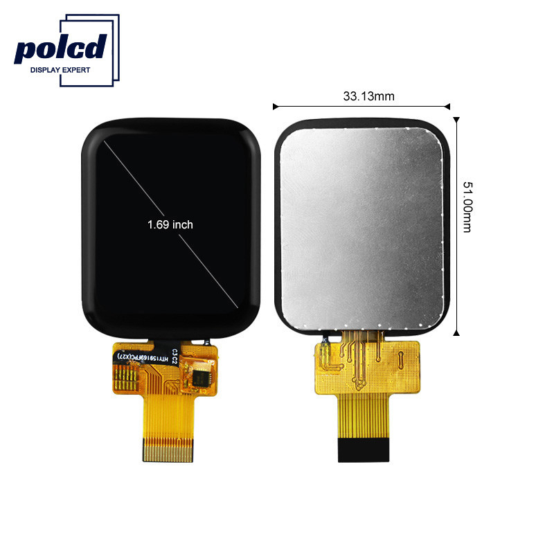 Polcd 1,69 pulgadas pantalla táctil pantalla LCD 240x280 interfaz SPI módulo TFT pequeño