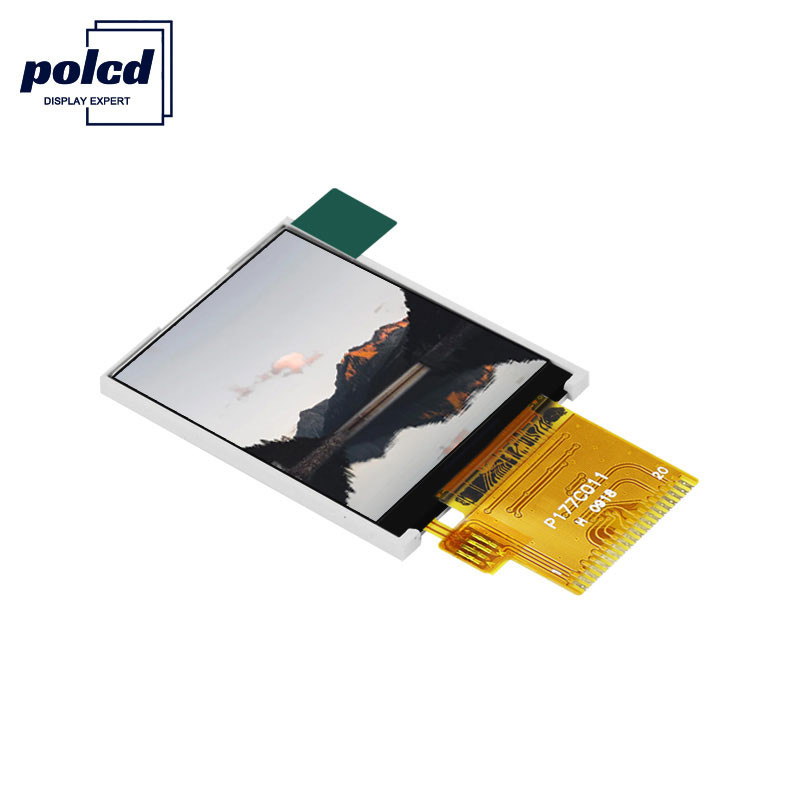 Polcd 1,77 pulgadas Tft 128*160 Color 262K Rgb Lcd Display normalmente negro