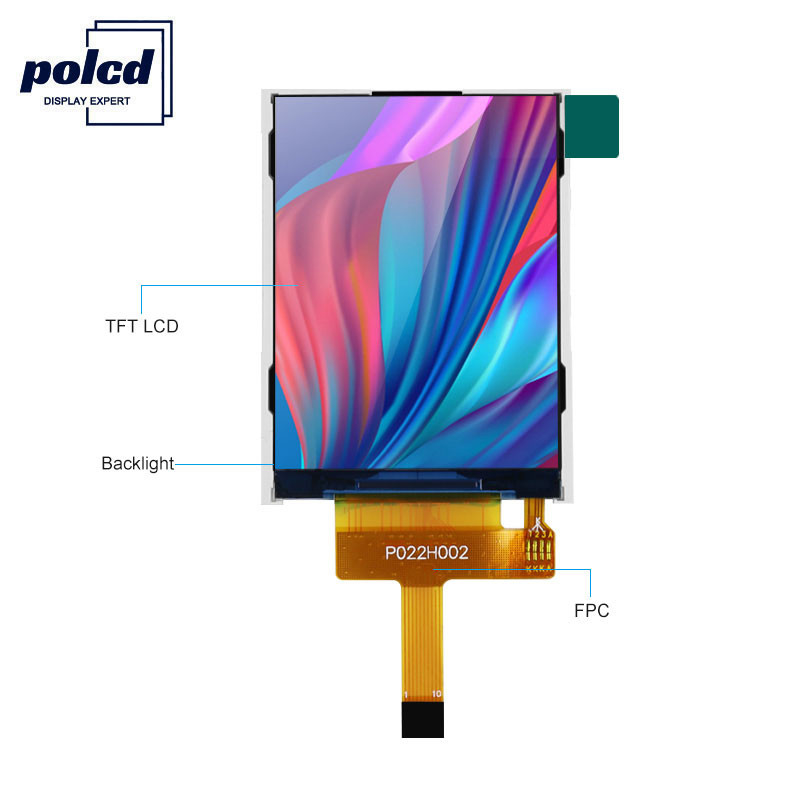 Polcd 240X320 Pantalla LCD de 2,2 pulgadas ST7789V Pequeño monitor Tft 300 Brillo