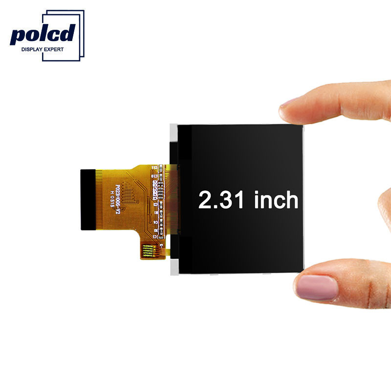 Polcd 8080 MCU pantalla LCD de alto brillo de LCD ILI9342C de 2,31 pulgadas para uso médico