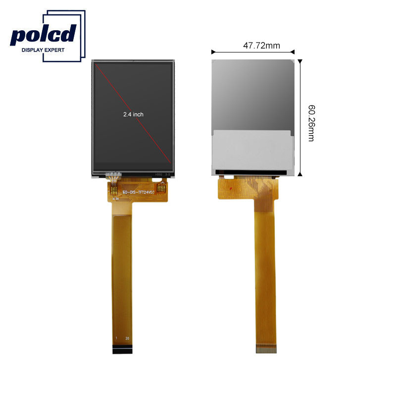 Polcd 8080 MCU TFT LCD Pantalla ST7789V 2.4 Tft Lcd Escudo Raspberry Pi