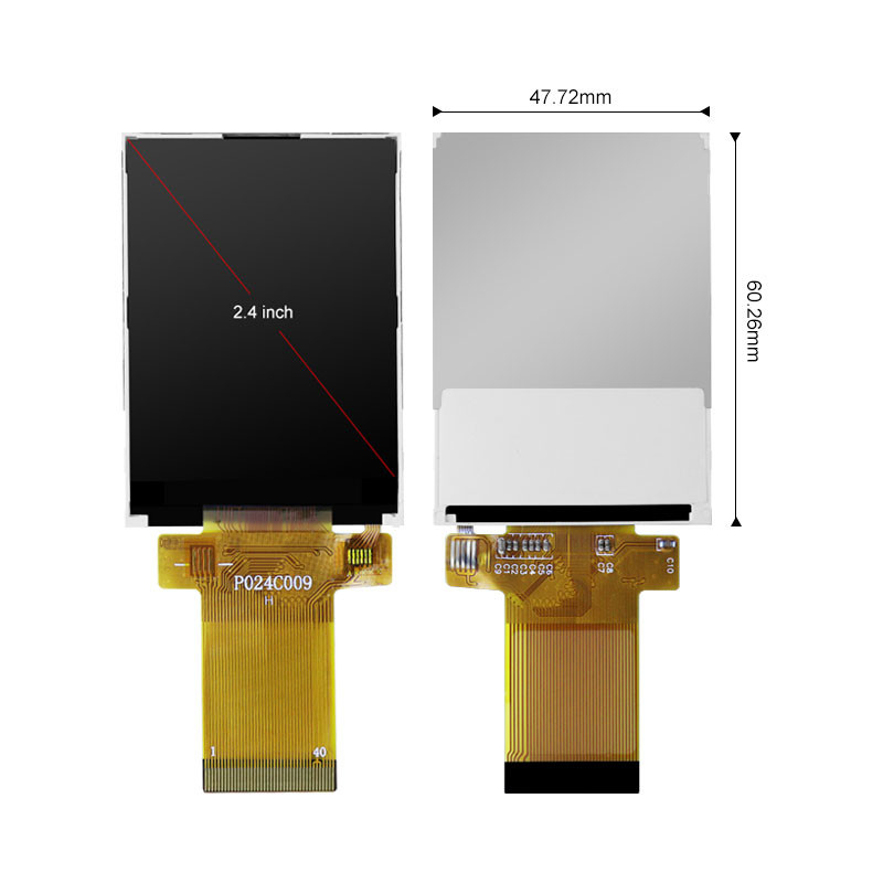 Polcd 350 Nit 16 Bit Tft Lcd Display ILI9341V Pantalla táctil de 2,4 pulgadas