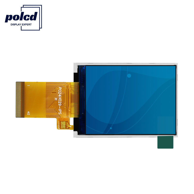 Polcd Pantalla LCD TFT IPS de 2,4 pulgadas 240x320 MCU Pantalla LCD Tft de 16 bits