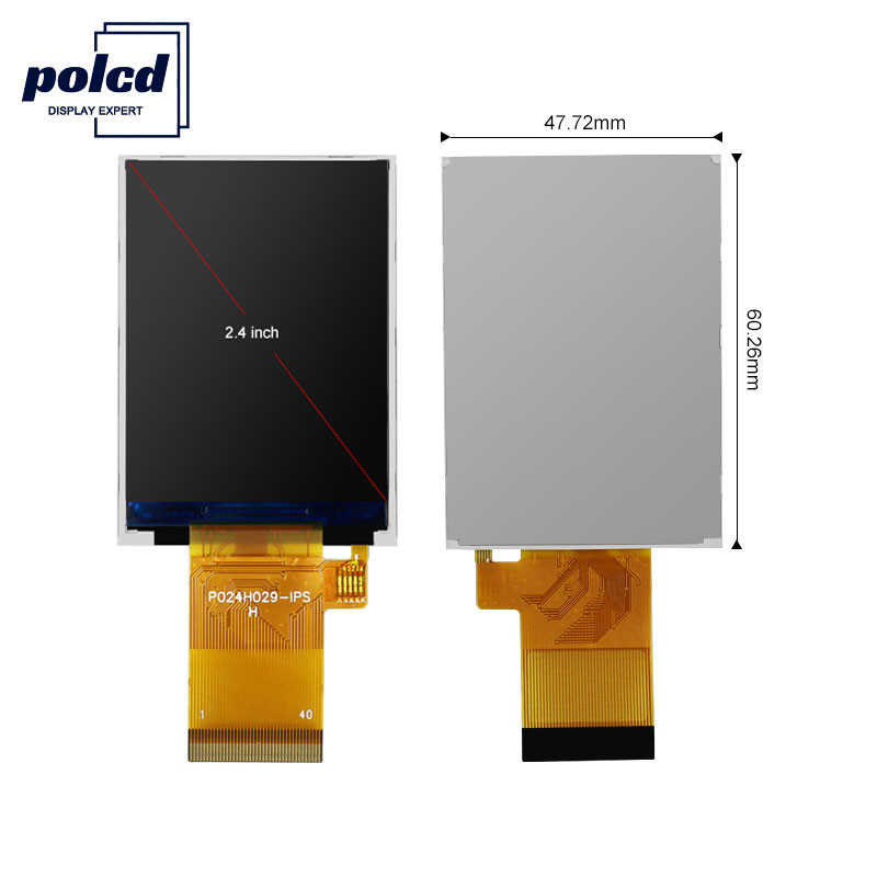 Pantalla táctil Polcd 350 Nit Tft Pantalla Lcd de 16 bits de 2,4 pulgadas ISO9001