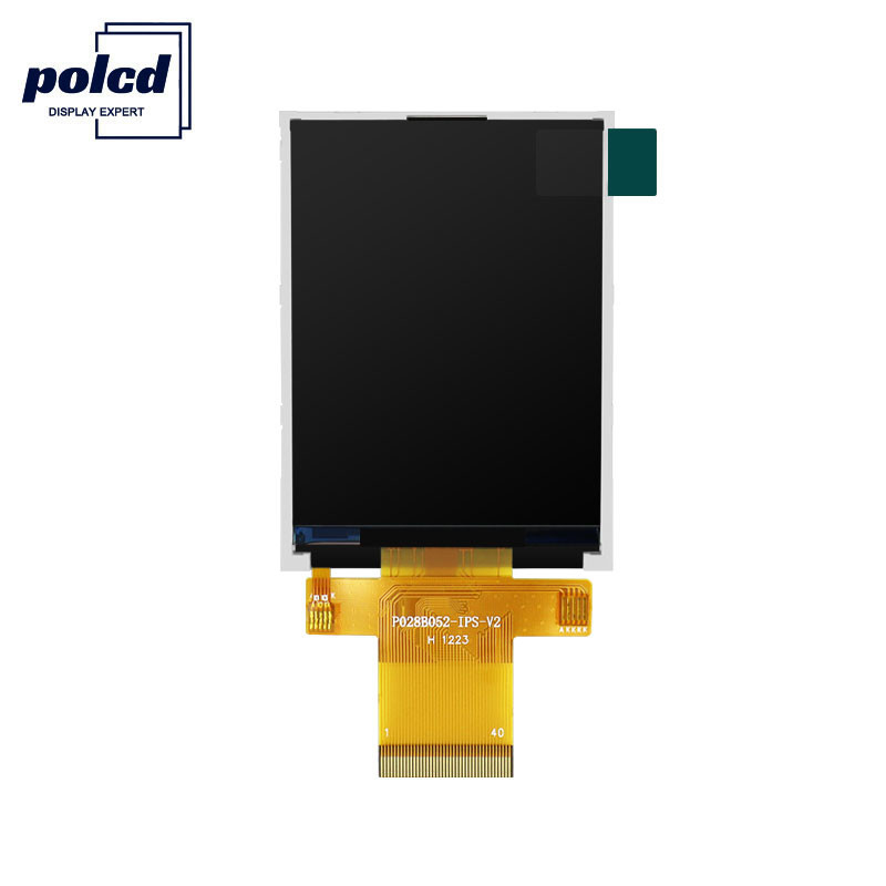 Polcd RoHS pequeña pantalla Tft 18 bits pantalla Tft de 2,8 pulgadas 240x320 píxeles
