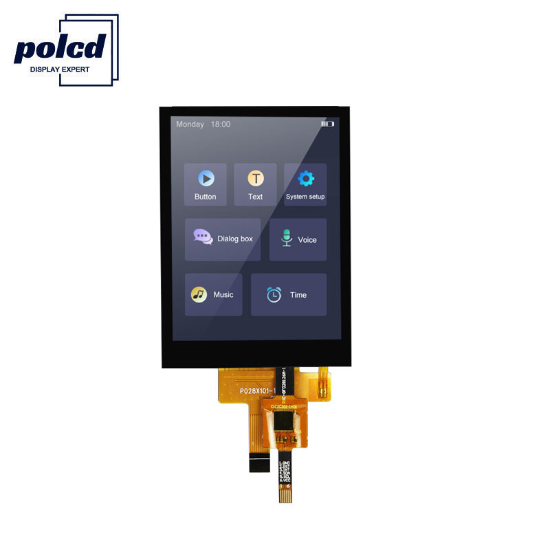 Polcd 12 0'CLOCK Ángulo de visión LCD Panel táctil 240X320 2.8 Tft Shield Raspberry Pi
