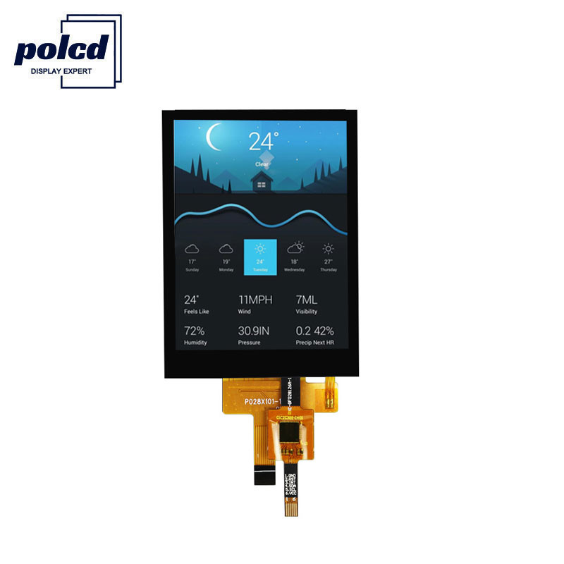 Polcd 240X320 Tft Lcd Pantalla táctil capacitiva ST7789V 2.8 Tft Lcd Shield Raspberry Pi
