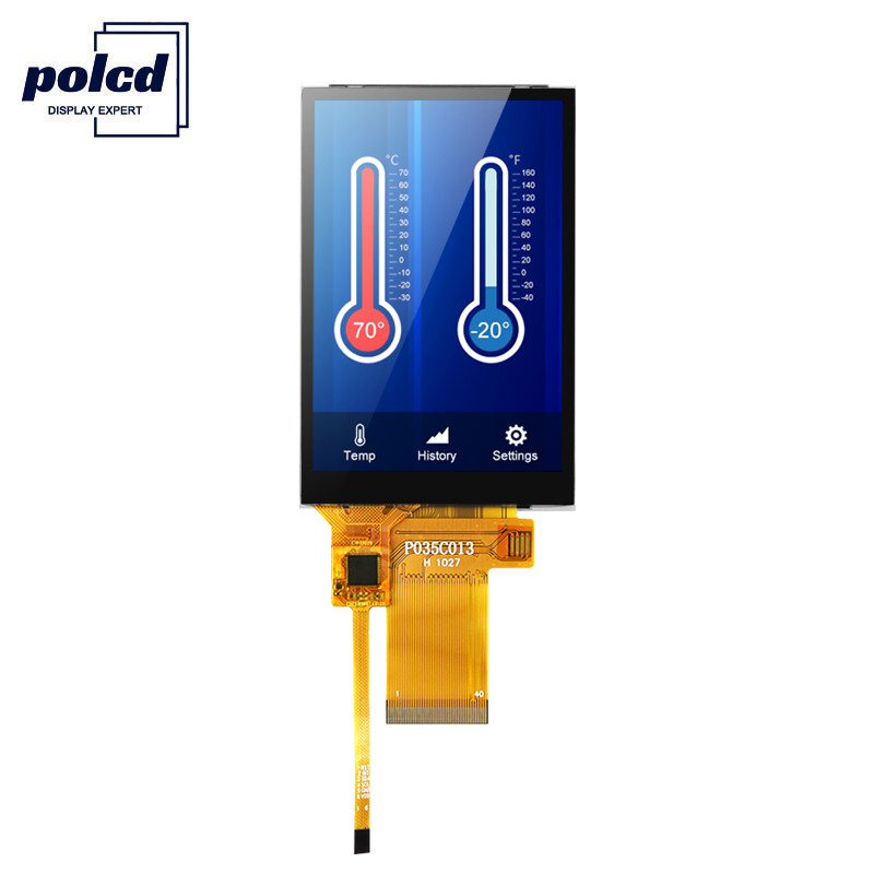 Polcd 450 Nit 3.5 Pantalla Tft 16 Bit 320X 480 Panel táctil LCD RoHS