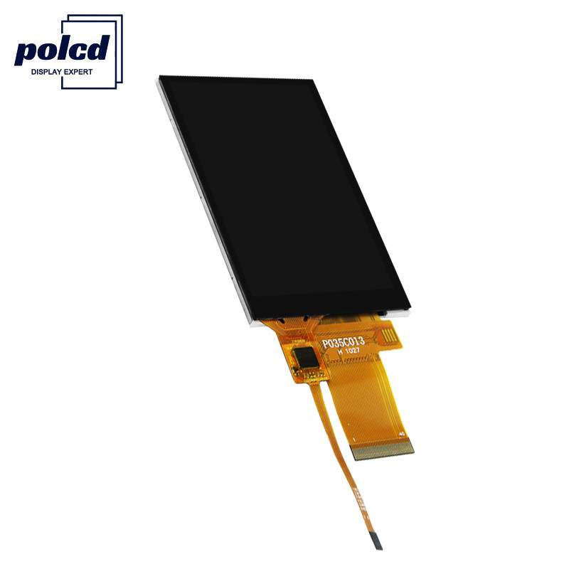 Polcd 450 Brillo Tft capacitivo 8080 MCU Pantalla táctil Tft Lcd de 3,5 pulgadas