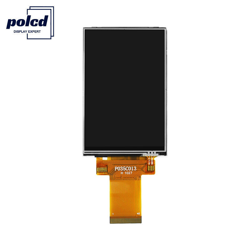 Polcd 8080 MCU 320X480 Lcd 3.5 Pulgadas 450 Nit TFT Pantalla Táctil 12 0'CLOCK