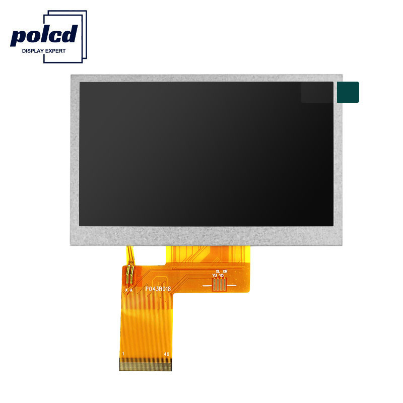 Polcd ST7262E43 pequeña pantalla Tft Lcd RGB 24 bits 4,3 pulgadas Tft Lcd 800x480