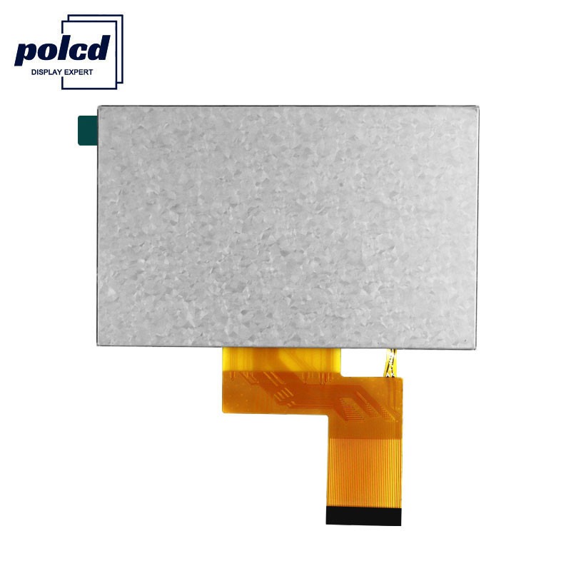 Polcd 24 Bit RGB Lcd 4.3 Pulgadas 800x480 TFT LCD Display 53.86mm Industrial