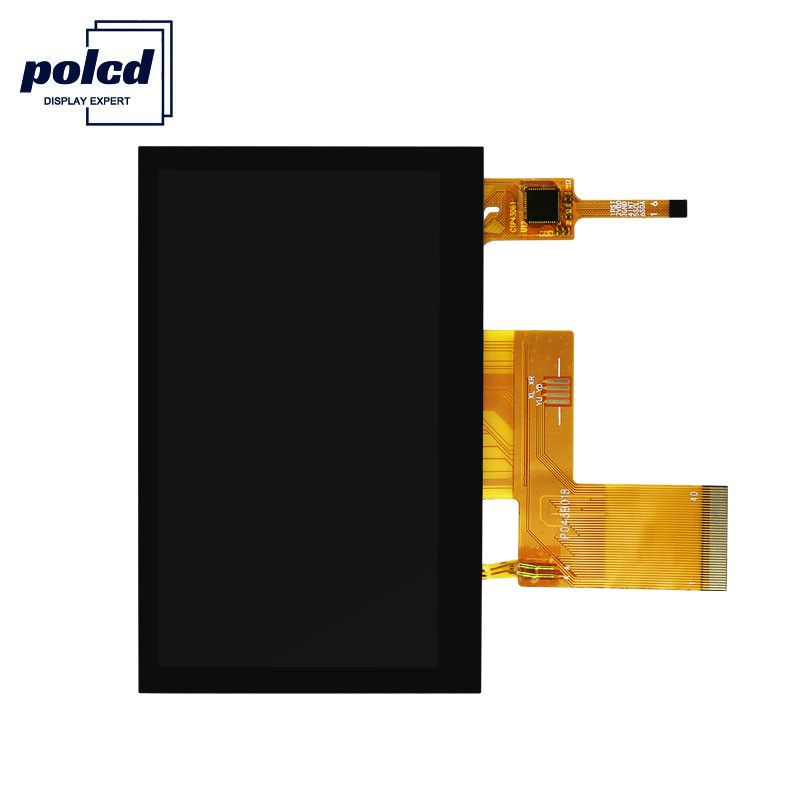 Polcd Pixel 800x480 Tft táctil capacitiva RGB 24 Bit 4.3 Tft Lcd pantalla táctil