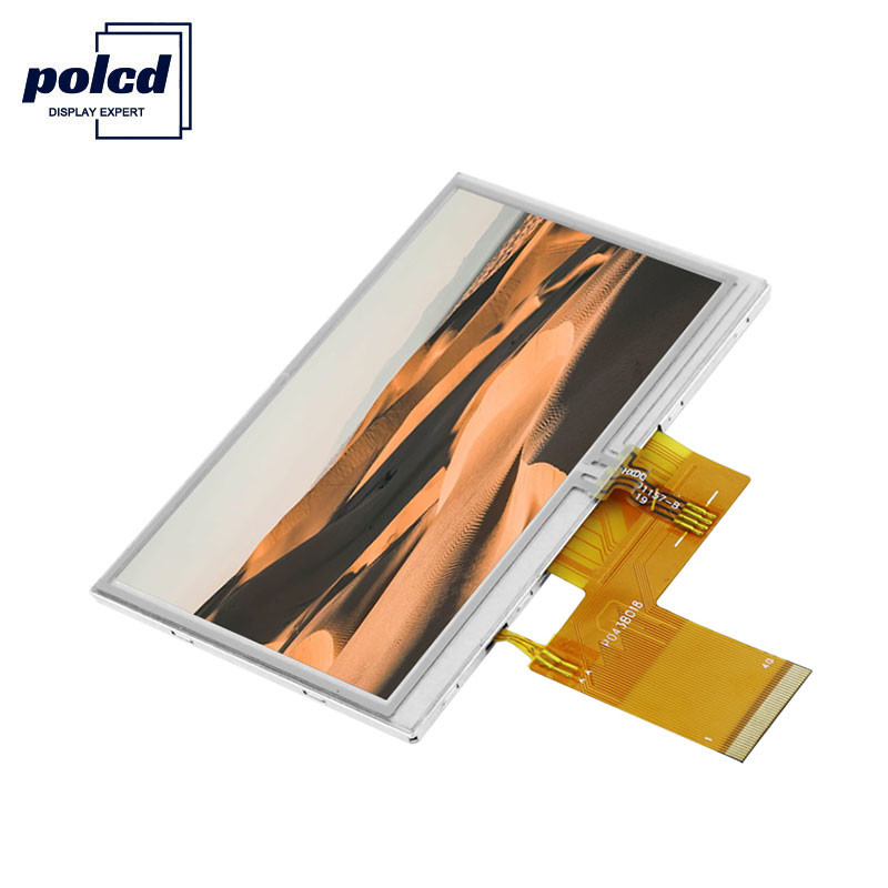 Polcd 800X480 Lcd Tft 4.3 pulgadas 280 Q38 Nit Raspberry Pi Pantalla táctil