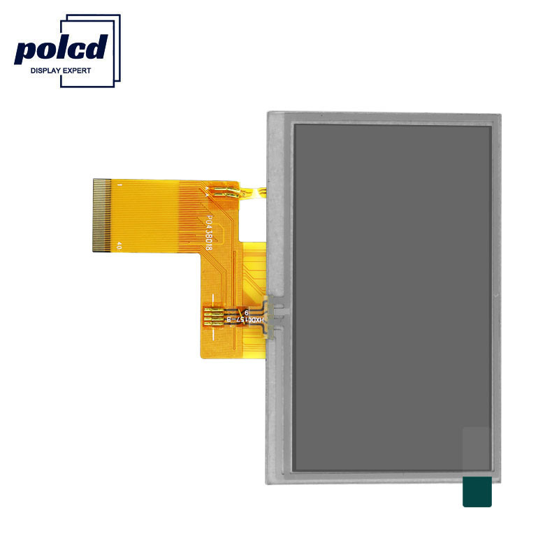 Polcd Brightness 300 Pantalla TFT Lcd de 4,3 pulgadas 800X480 TFT Pantalla táctil resistiva