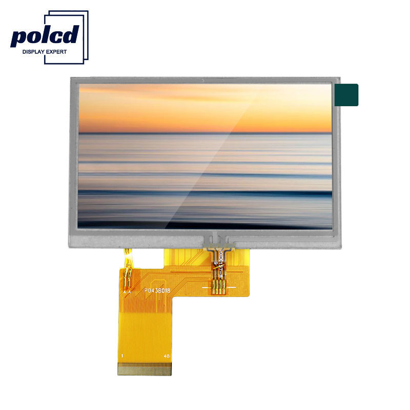 Polcd ST7262E43 4,3 pulgadas Hdmi Lcd 800x480 panel de pantalla táctil RGB 24 bits