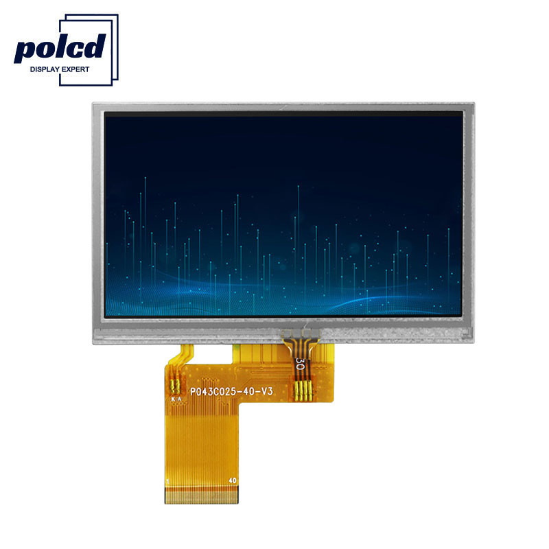Polcd ST7262E43 Pantalla Lcd de 4,3 pulgadas 480X272 Pantalla táctil Lcd 6 en punto