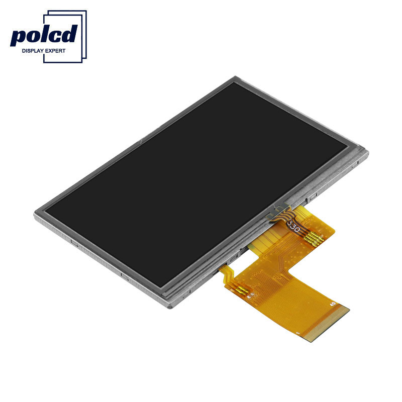 Polcd RGB 24 bits pantalla táctil industrial de 4,3 pulgadas Tft Lcd Display 480x272