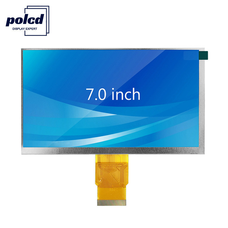 Polcd 300 Nit RoHS Pantalla Tft de 7 pulgadas Pantalla Lcd Tft de 153,84 mm 6 en punto