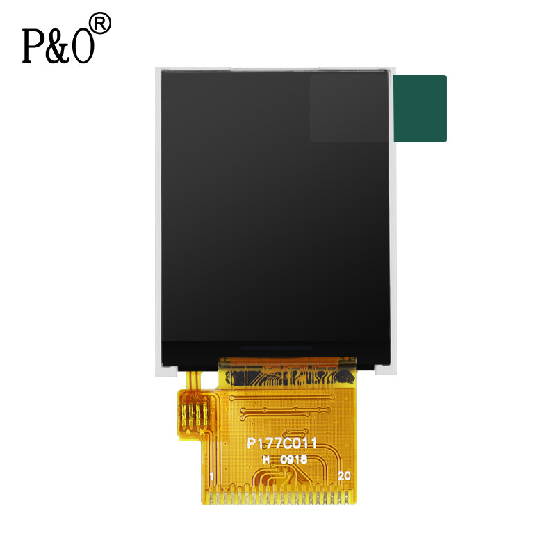 Resolución 128*160 de Polcd exhibición de 1,77 Tft Lcd ST7735S TFT LCD para el anuncio publicitario